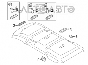 Плафон освещения передний Ford Transit Connect MK2 13-