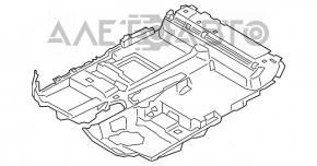 Acoperirea pardoselii pentru Ford Transit Connect MK2 13- negru, pentru curățare chimică