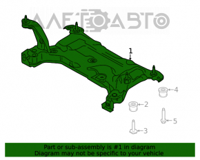 Подрамник передний Ford Transit Connect MK2 13-