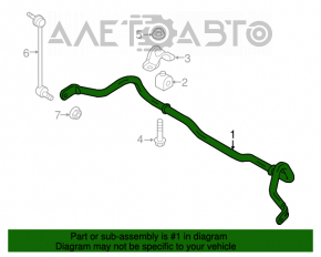 Stabilizatorul frontal Ford Transit Connect MK2 13-