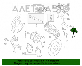 Senzor ABS spate stânga Ford Transit Connect MK2 13-