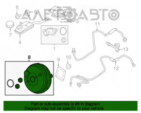 Вакуумный усилитель Ford Transit Connect MK2 13-