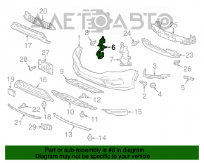 Deflector radiator dreapta Honda Accord 16-17 hibrid