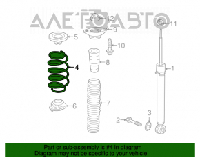 Arc spate stânga Honda Accord 18-22 1.5T