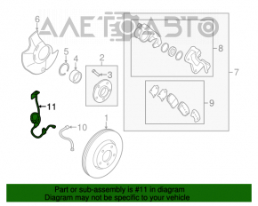 Senzor ABS frontal stânga Hyundai Sonata 11-15