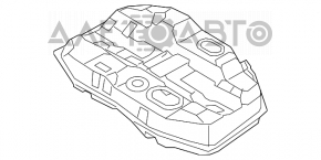 Топливный бак Hyundai Sonata 16-19 hybrid