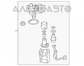 Pompă de combustibil, pompă de benzină Lexus ES350 13-18 3.5