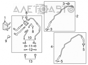 Radiatorul de transmisie Lincoln MKZ 13-16, 6 trepte