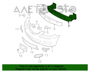 Amplificatorul de bara fata pentru Mazda3 03-08