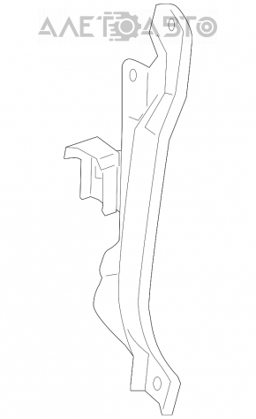 Bara de blocare a capotei Toyota Highlander 01-07