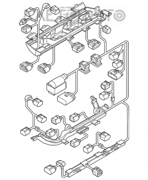 Проводка моторная VW Jetta 11-14 USA 2.5