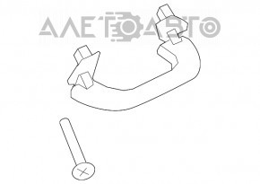 Ручка потолка передняя правая VW Tiguan 09-17 бежевая