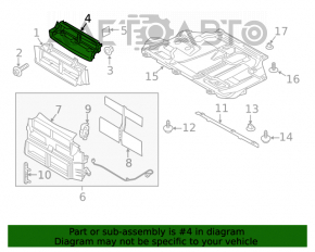 Conducta superioară a radiatorului Ford Focus mk3 11-14 2.0 pre-restilizare