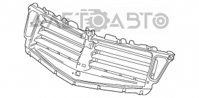 Jaluzele deflectorului radiatorului central Cadillac ATS 15-18 restyled