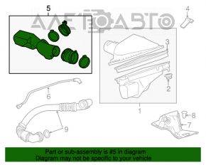 Conducta de aer Cadillac CTS 14- 3.6