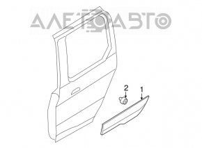 Capac usa inferioara spate dreapta Ford Transit Connect MK2 13-