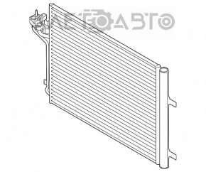 Radiatorul condensatorului de aer condiționat Ford Transit Connect MK2 13- 2.5