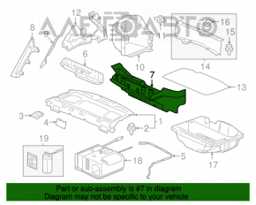 Tapiserie VVB pentru Honda Accord 13-17 hibrid, gri.