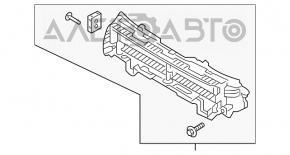 Deflector radiator superior Hyundai Sonata 16-17 hibrid nou original OEM