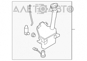 Бачок омывателя Hyundai Sonata 16-19 hybrid