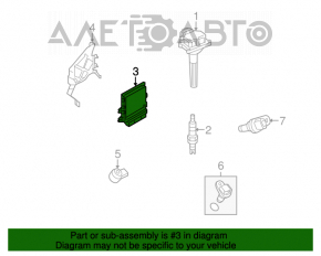 Modulul ECU al motorului Infiniti G37 4d 13' 2wd cu transmisie automată