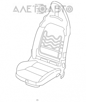 Scaunul șoferului Infiniti QX30 17- fără airbag, sport, piele neagră