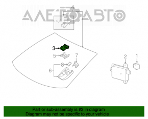 Camera frontală Lexus ES300h ES350 13-18 pe parbriz