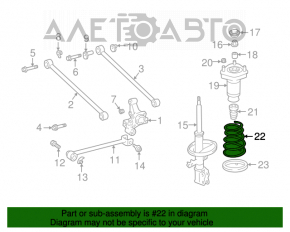 Arc spate stânga Lexus RX300 98-03 AWD