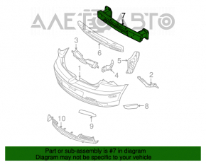 Amplificatorul pentru bara spate Mazda3 03-08 HB