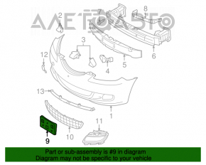 Площадка под номер Mazda3 03-08 HB