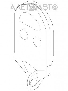 Ключ smart Nissan Maxima A36 16- 5 кнопок