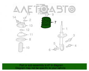 Пружина передняя левая Subaru Forester 08-13 SH