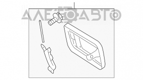 Capacul rezervorului de combustibil complet asamblat cu carcasă pentru Subaru Outback 10-14