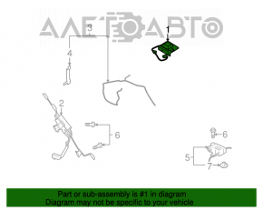 Antena Subaru Outback 10-14