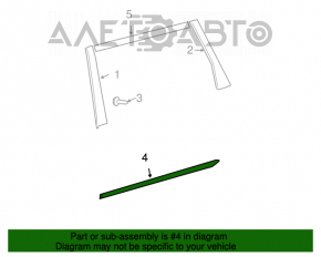 Capac usa fata dreapta inferioara Toyota Sienna 04-10