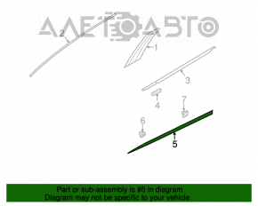 Capac usa fata stanga inferioara Hyundai Azera 12-17