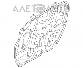 Geam electric cu motor fata stanga Hyundai Azera 12-17