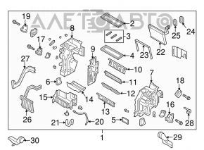 Печка в сборе Hyundai Azera 12-17