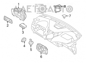 Кнопка открытия крышки багажника Hyundai Azera 12-17