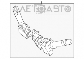 Comutatorul de sub volan Hyundai Azera 12-17 pentru lumini de zi