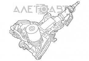 Рулевая колонка с ЭУР Hyundai Azera 12-17