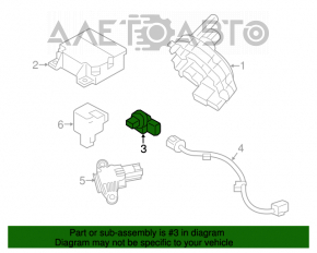 Senzor airbag frontal stânga Hyundai Azera 12-17