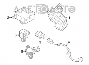 Senzor airbag frontal stânga Hyundai Azera 12-17