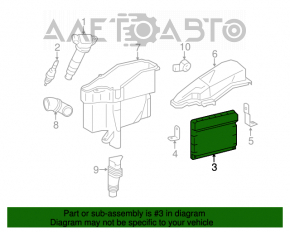 Блок ECU компьютер двигателя Lexus IS250 14-20 fsport