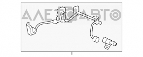 Senzor ABS dreapta față Lexus IS 14-20 awd