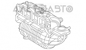 Коллектор впускной Toyota Highlander 14-19 2.7