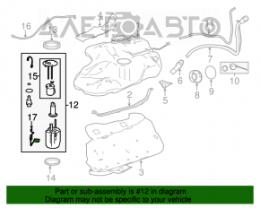 Pompă de combustibil Toyota Highlander 14-19 2.7