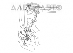 Instalație electrică sub capotă cu bloc de siguranțe pentru Toyota Highlander 14-19 2.7