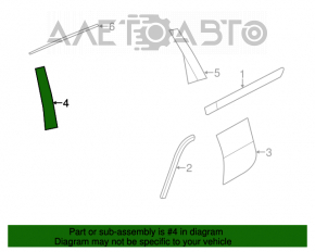 Capac usa spate laterala dreapta Jeep Grand Cherokee WK2 11-21 inainte