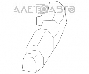 Suportul pentru bara spate stânga interior Toyota Rav4 13-15, nou OEM original.